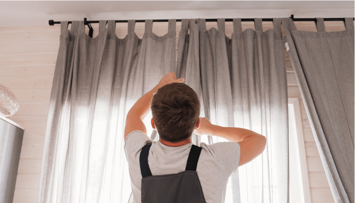 オーダーカーテン納品